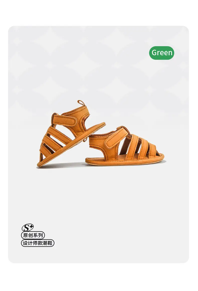 Summer June-December baby sandals small month old baby shoes newborn soft sole step front shoes infants do not drop shoes 8 — feature 19