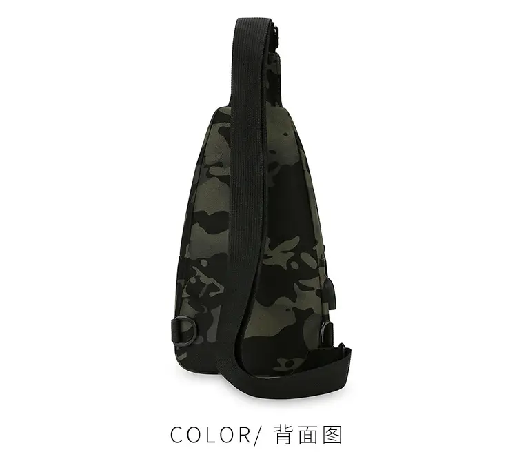 Men's Camo Multifunctional Crossbody Bag with Charging Port — feature 19