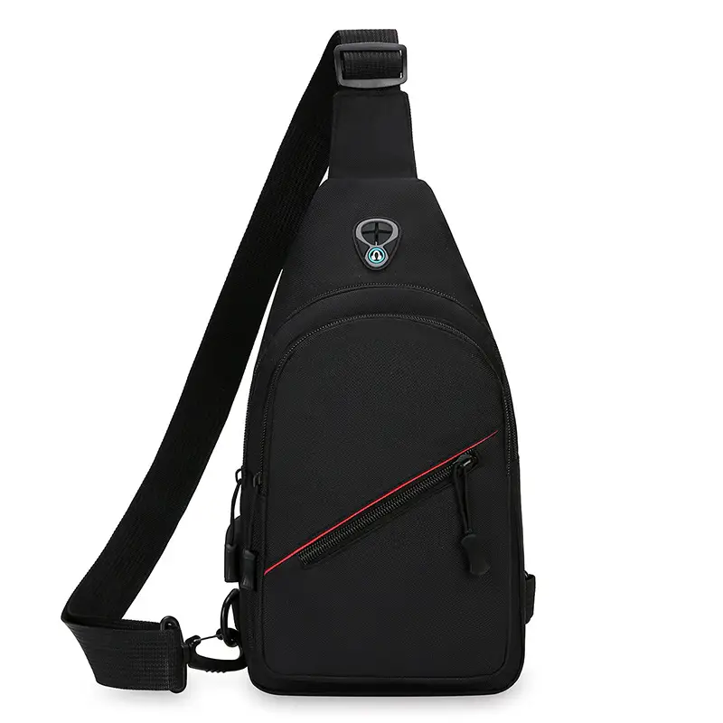 Men's Camo Multifunctional Crossbody Bag with Charging Port - Image 2