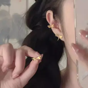 Golden Butterfly Bow Earrings for Women — feature 15