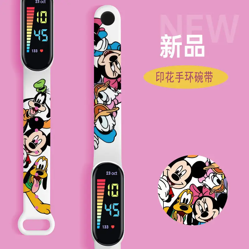 Disney Printed Waterproof LED Watch for Kids - Image 3