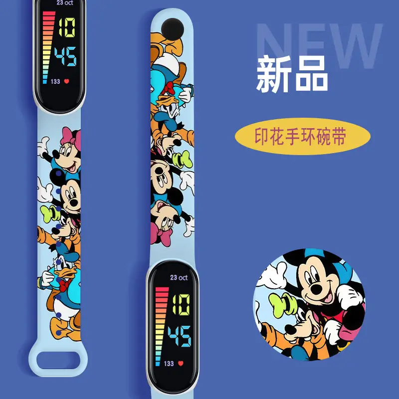 Disney Printed Waterproof LED Watch for Kids - Image 5