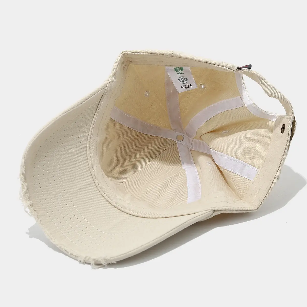 Men Women Distressed Cotton Baseball Cap Red — feature 30