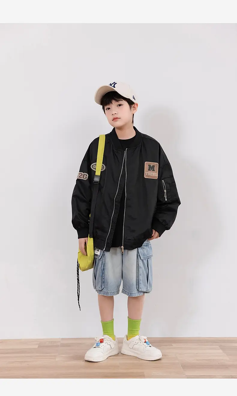 2025 Kids Long Sleeve T-Shirt Panda Round Coat Cotton Wholesale — feature 31