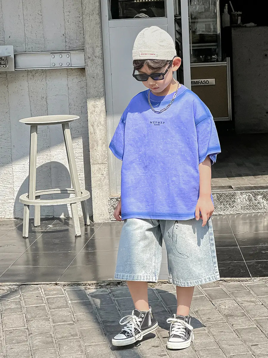 Boys Denim Shorts Korean Style 2025 Summer Wear — feature 16