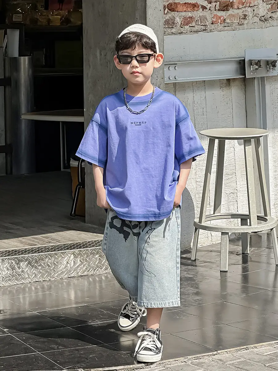 Boys Denim Shorts Korean Style 2025 Summer Wear — feature 18