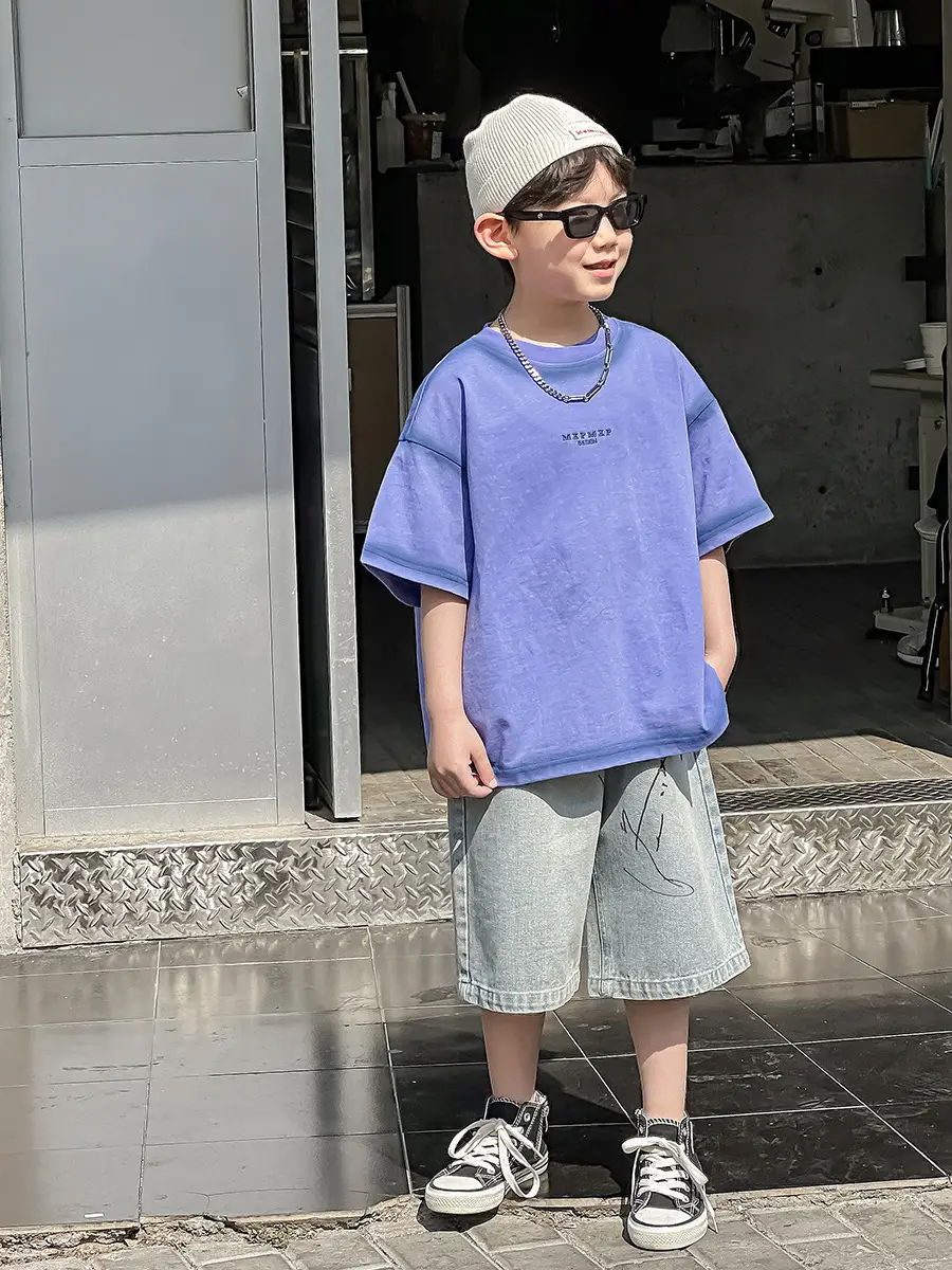 Boys Denim Shorts Korean Style 2025 Summer Wear — feature 20