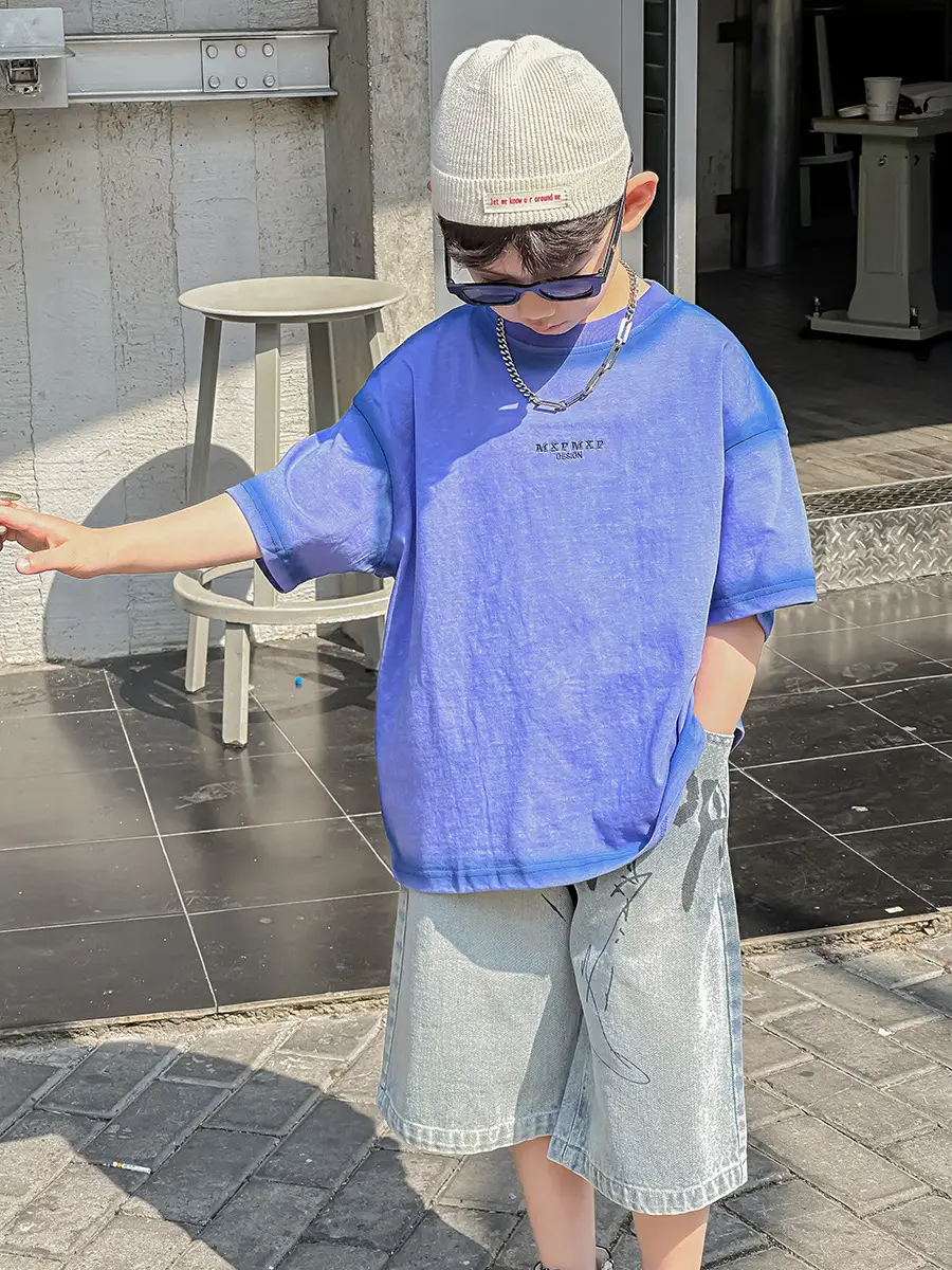 Boys Denim Shorts Korean Style 2025 Summer Wear — feature 22