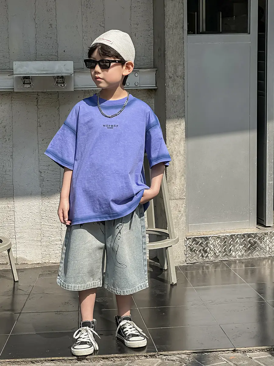 Boys Denim Shorts Korean Style 2025 Summer Wear — feature 23