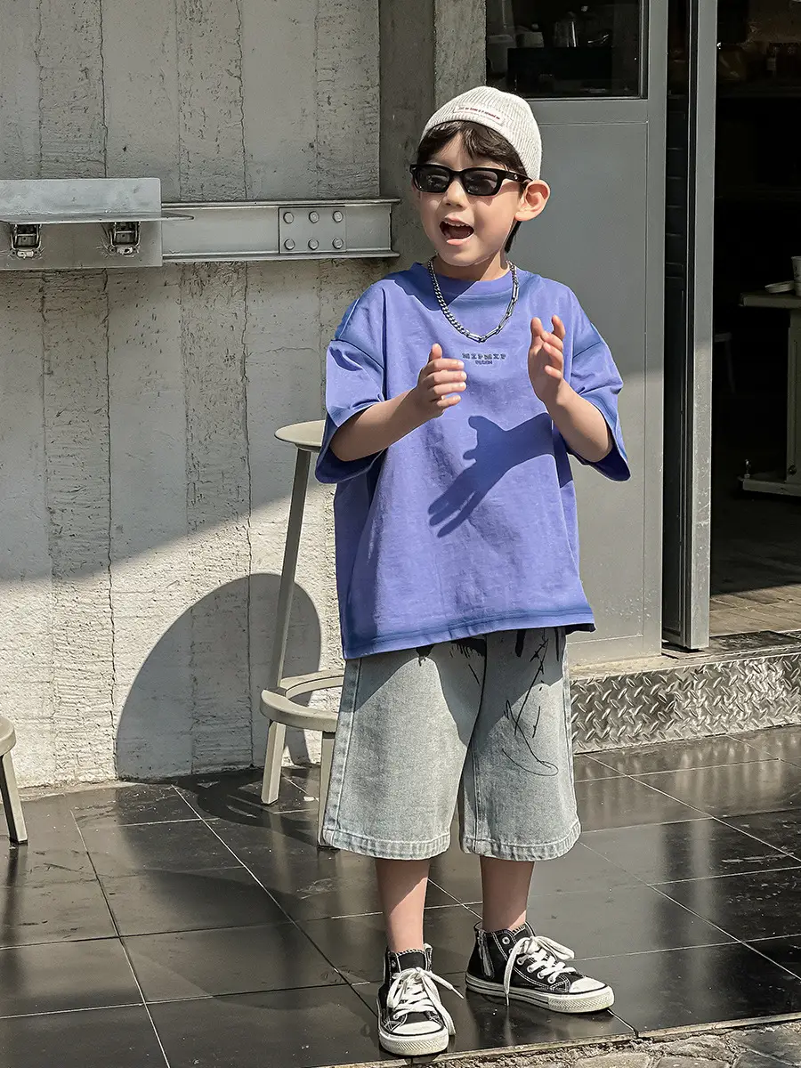 Boys Denim Shorts Korean Style 2025 Summer Wear — feature 25