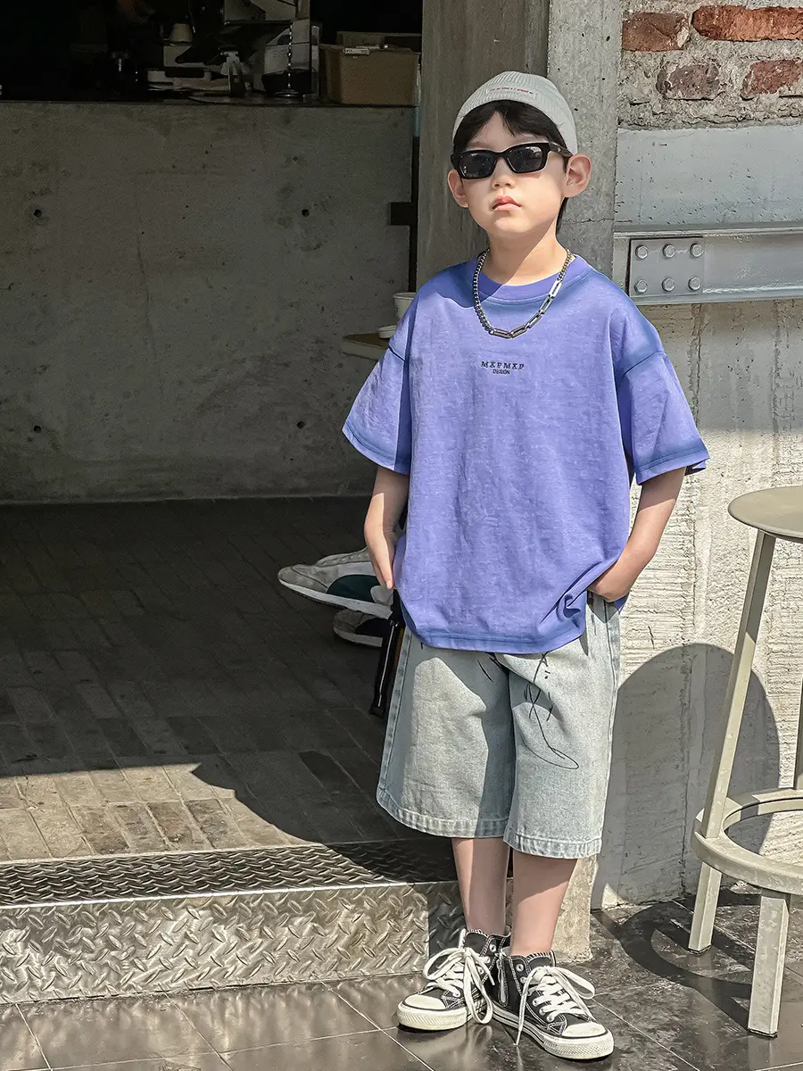 Boys Denim Shorts Korean Style 2025 Summer Wear — feature 26