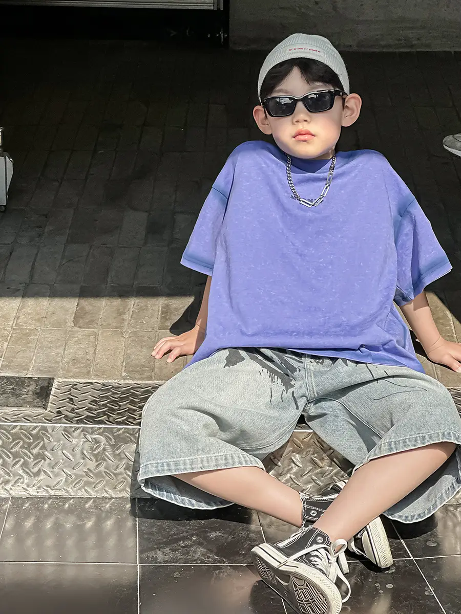 Boys Denim Shorts Korean Style 2025 Summer Wear — feature 27