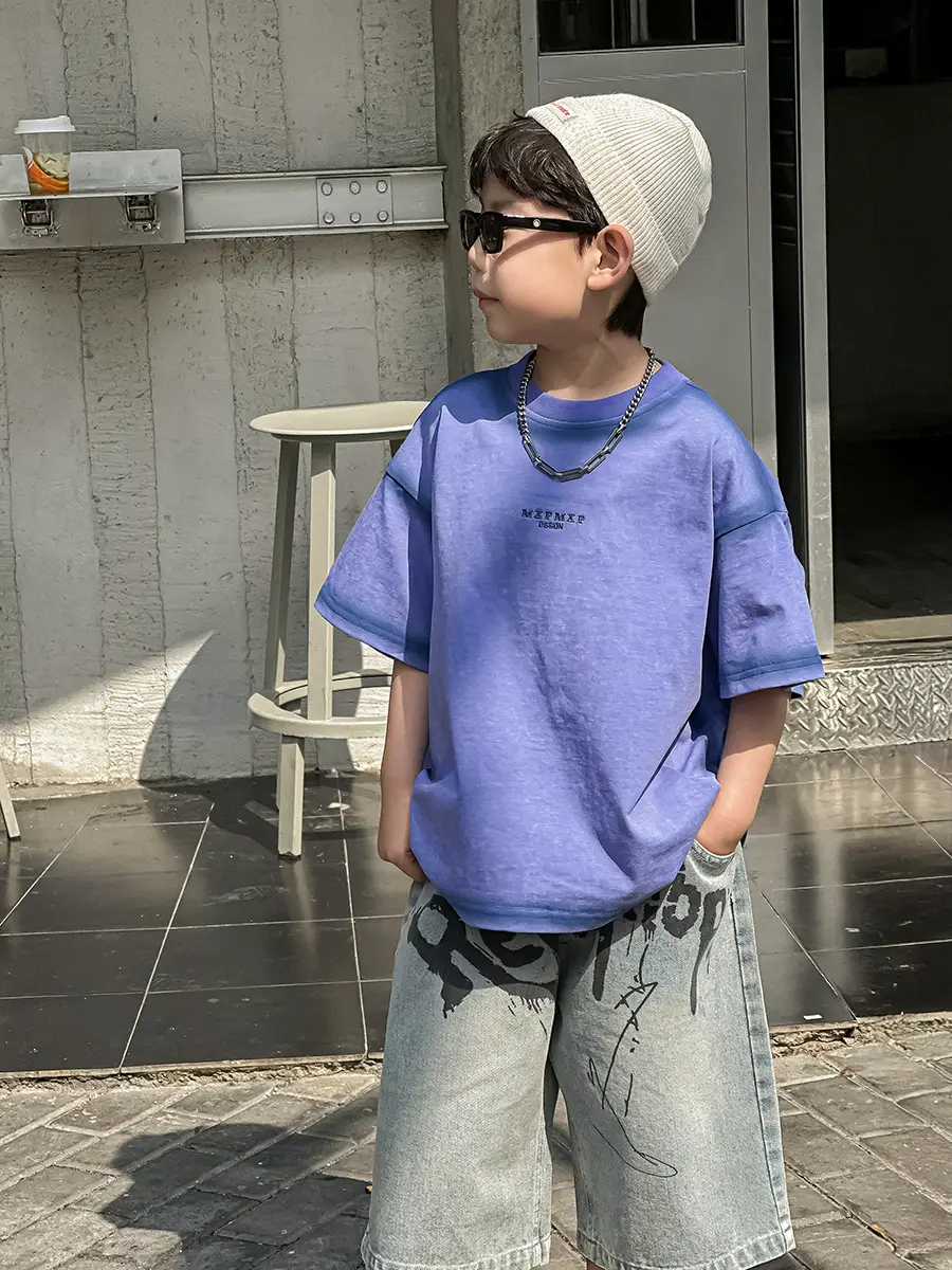 Boys Denim Shorts Korean Style 2025 Summer Wear — feature 4