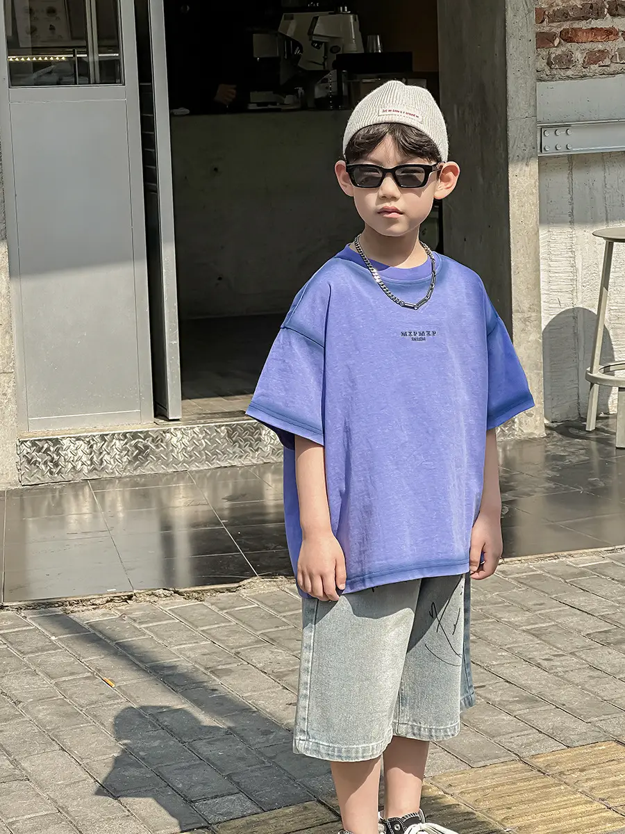 Boys Denim Shorts Korean Style 2025 Summer Wear — feature 5