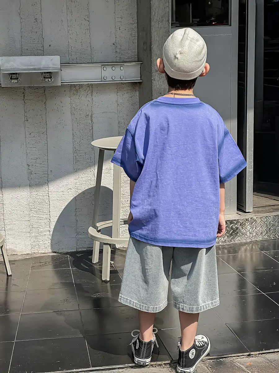 Boys Denim Shorts Korean Style 2025 Summer Wear — feature 6
