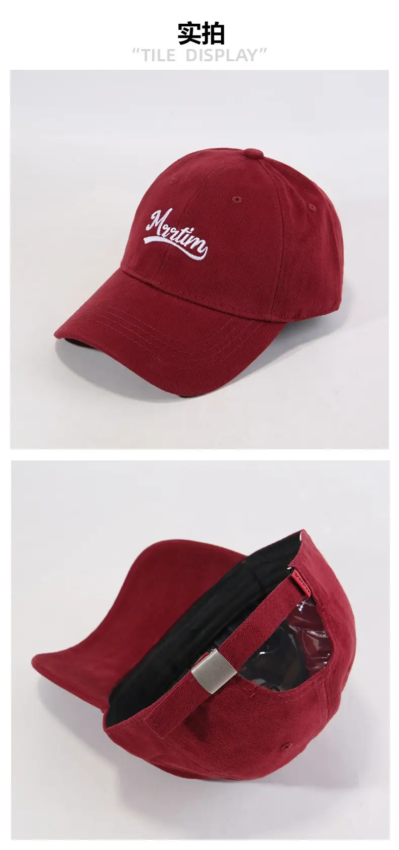 American Letter Embroidered Baseball Cap for Men Women — feature 13
