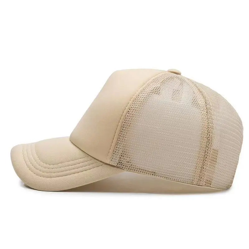 Light Blue Mesh Baseball Cap with Logo Embroidery - Image 27
