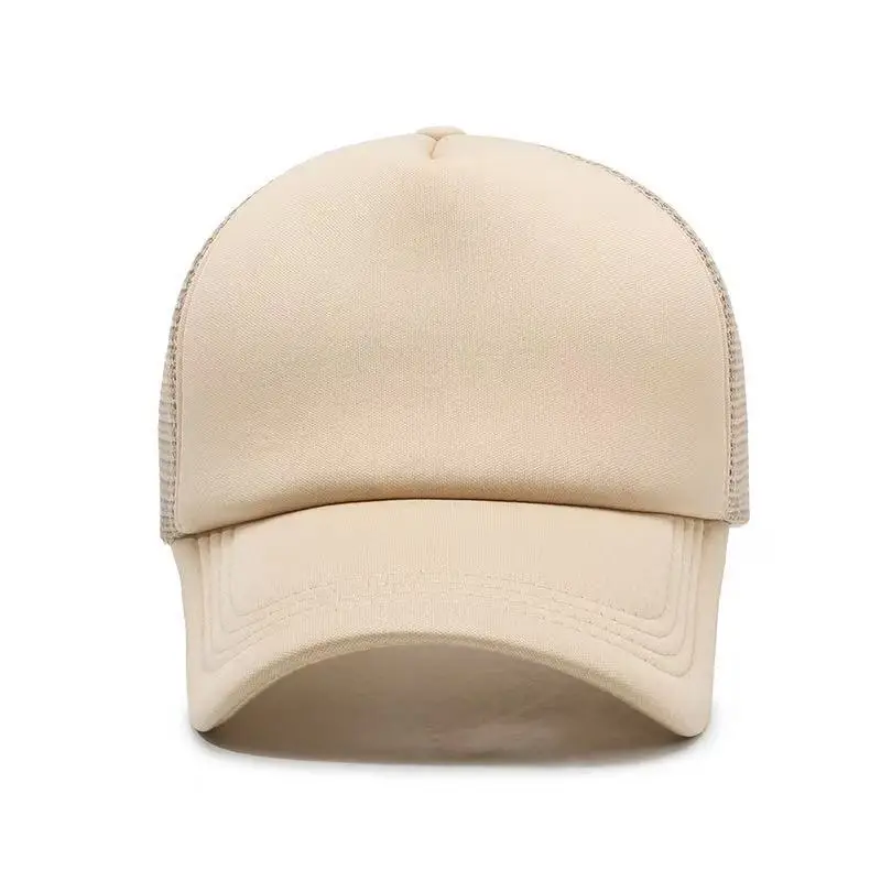 Light Blue Mesh Baseball Cap with Logo Embroidery - Image 28