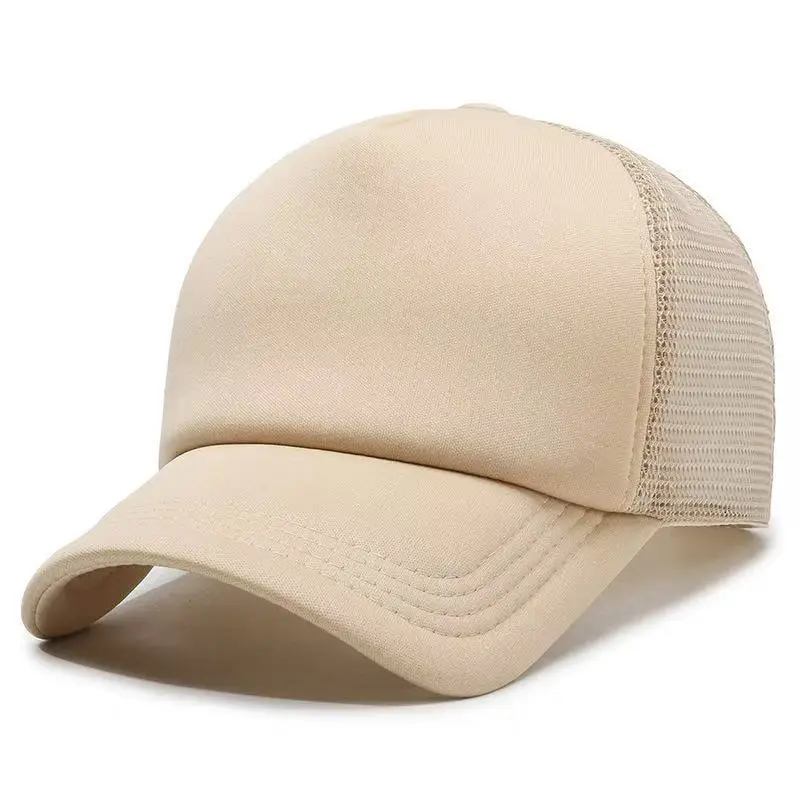 Light Blue Mesh Baseball Cap with Logo Embroidery - Image 30