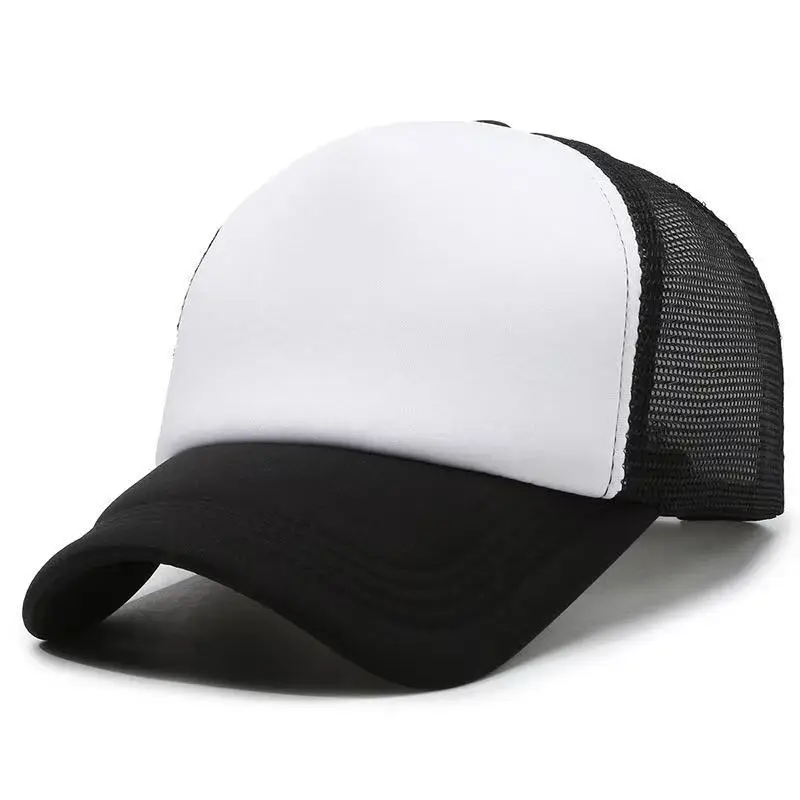 Light Blue Mesh Baseball Cap with Logo Embroidery - Image 13