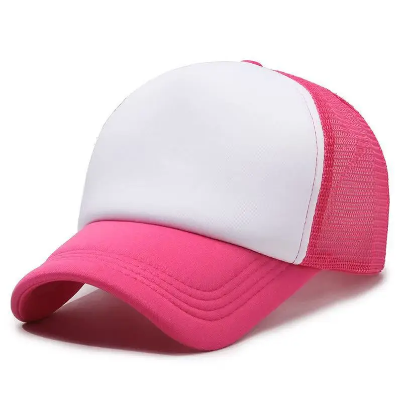 Light Blue Mesh Baseball Cap with Logo Embroidery - Image 15