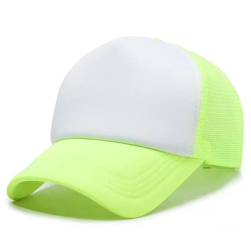 Light Blue Mesh Baseball Cap with Logo Embroidery - Image 16