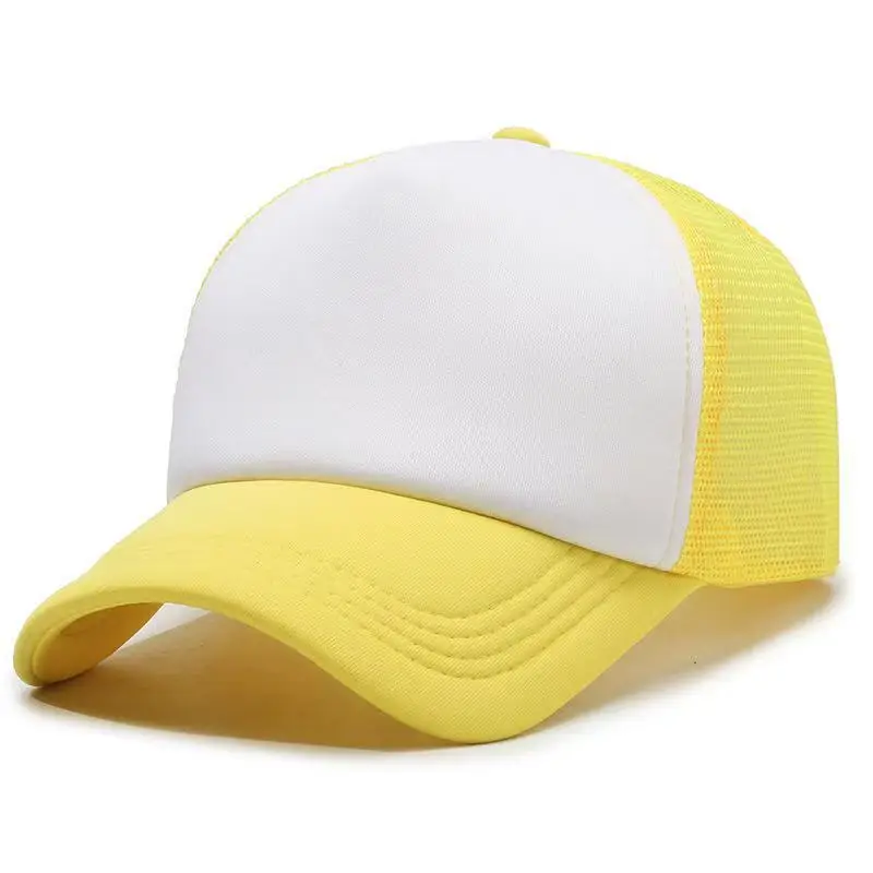 Light Blue Mesh Baseball Cap with Logo Embroidery - Image 22