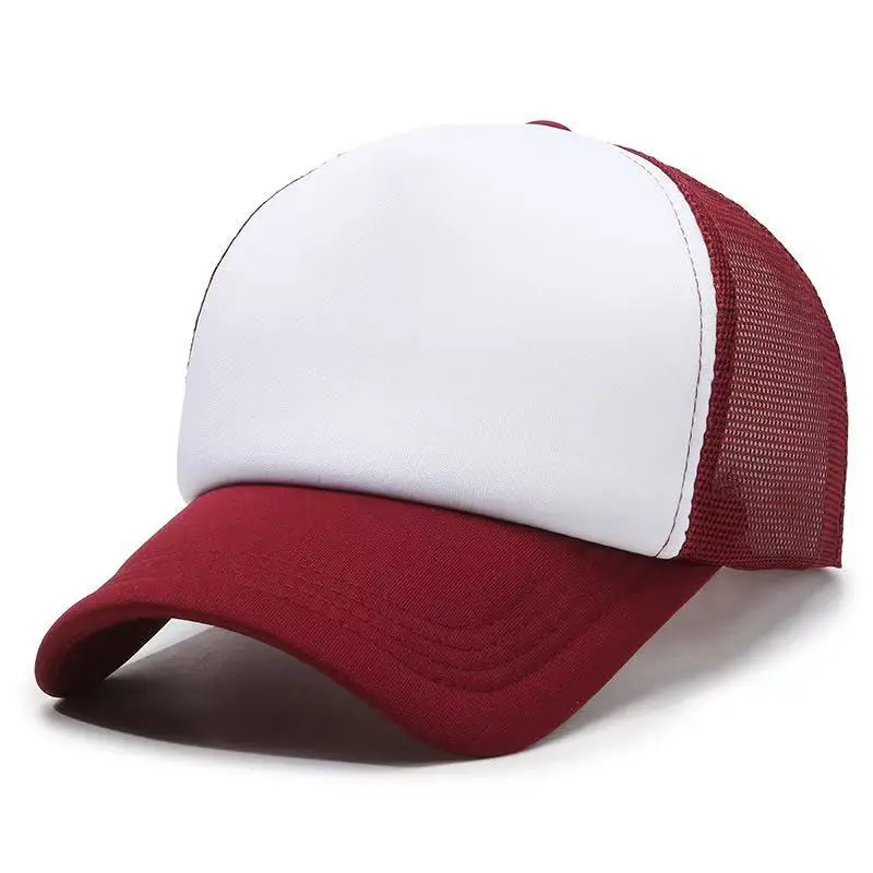 Light Blue Mesh Baseball Cap with Logo Embroidery - Image 23