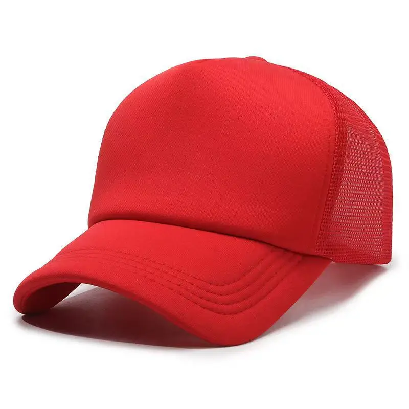 Light Blue Mesh Baseball Cap with Logo Embroidery - Image 5