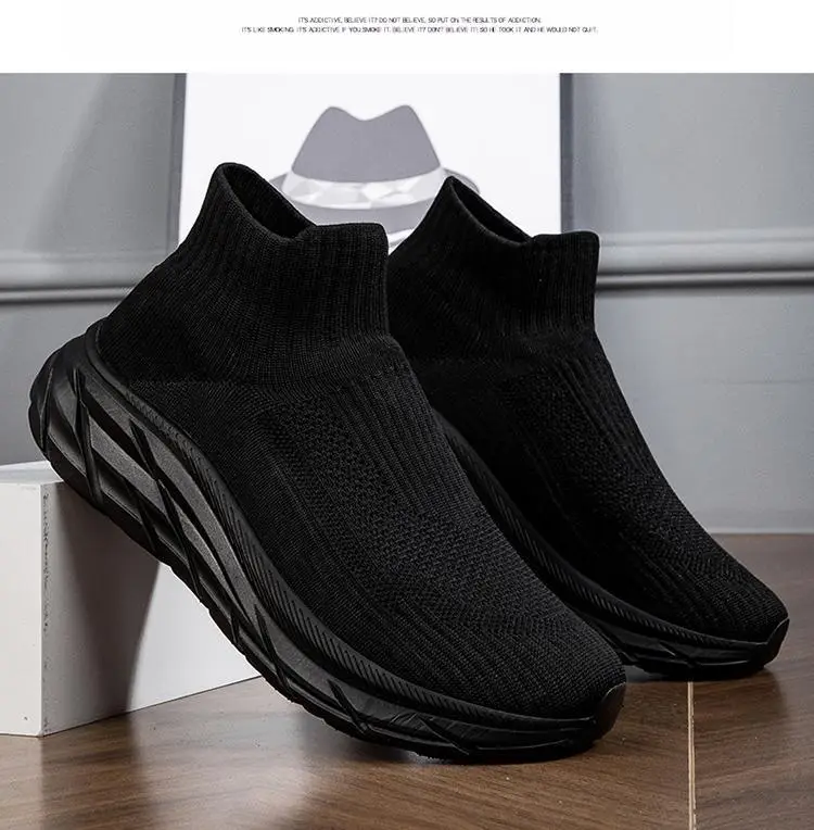 2025 Women's Black Slip-On Casual Shoes with Neon Sole — feature 10