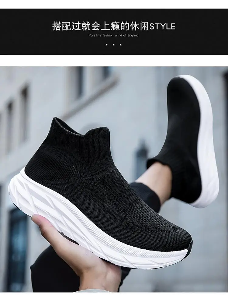2025 Women's Black Slip-On Casual Shoes with Neon Sole — feature 13