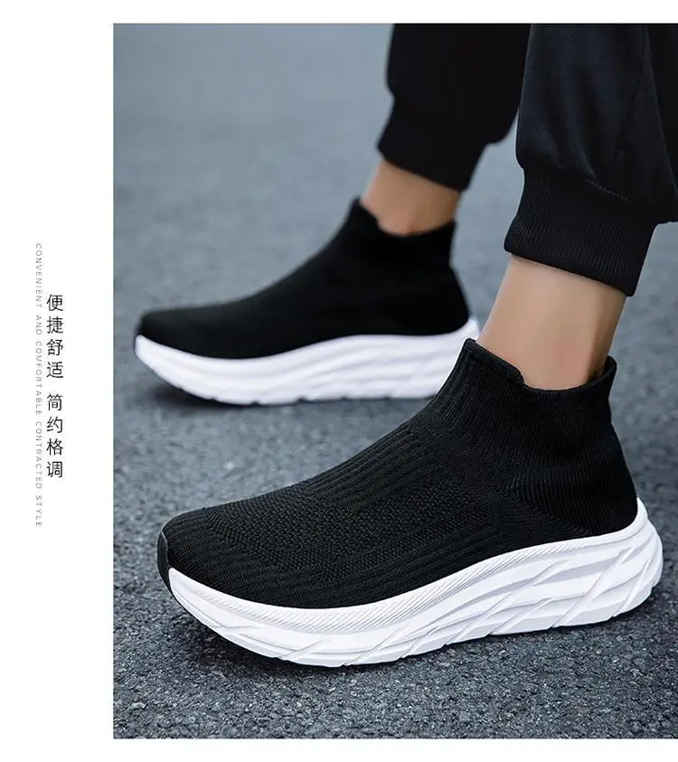 2025 Women's Black Slip-On Casual Shoes with Neon Sole — feature 14