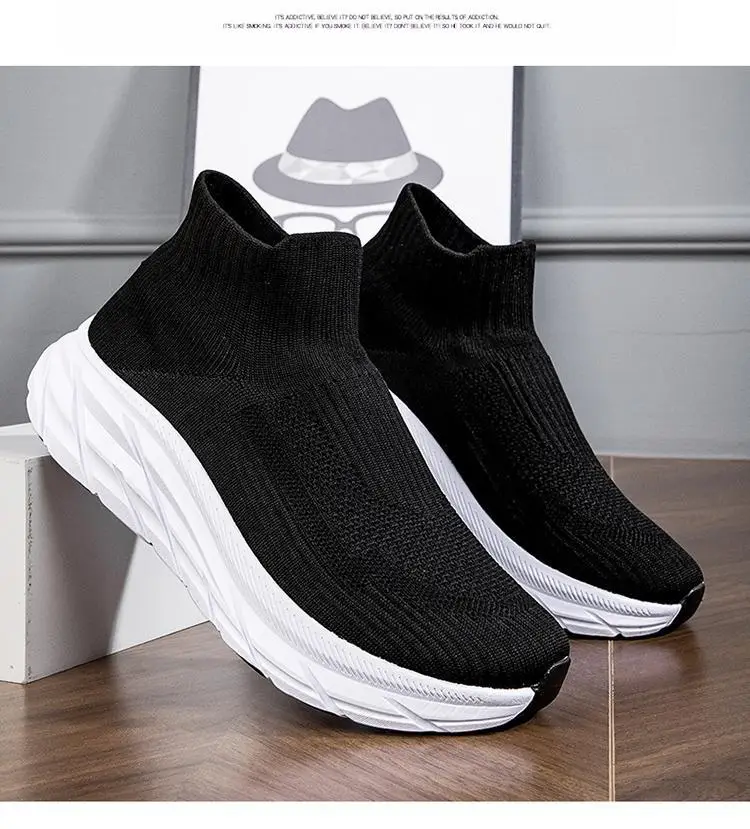 2025 Women's Black Slip-On Casual Shoes with Neon Sole — feature 16