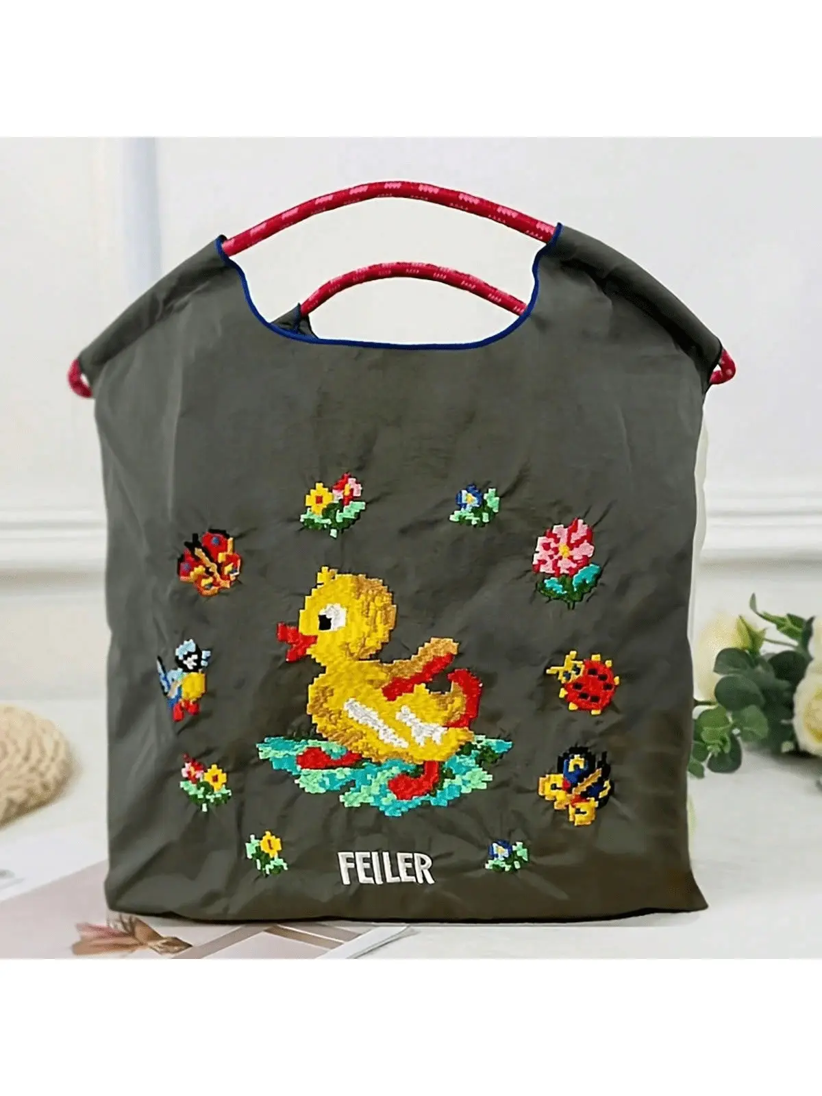 2025 Embroidered Floral Crossbody Bags Set of 4 - Image 11