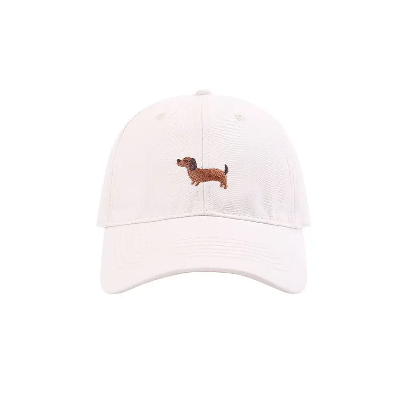 Korean Style Embroidered Cap for Women Men Autumn Winter