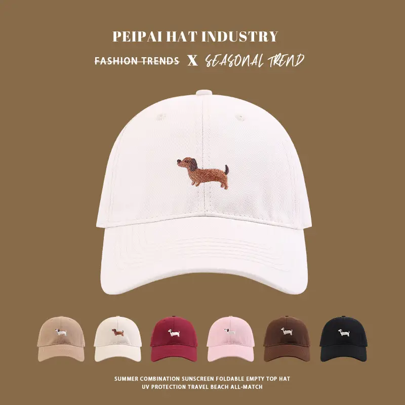 Korean Style Embroidered Cap for Women Men Autumn Winter — feature 1