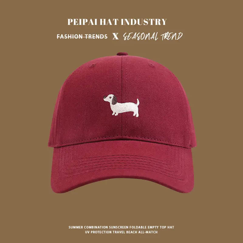 Korean Style Embroidered Cap for Women Men Autumn Winter — feature 6