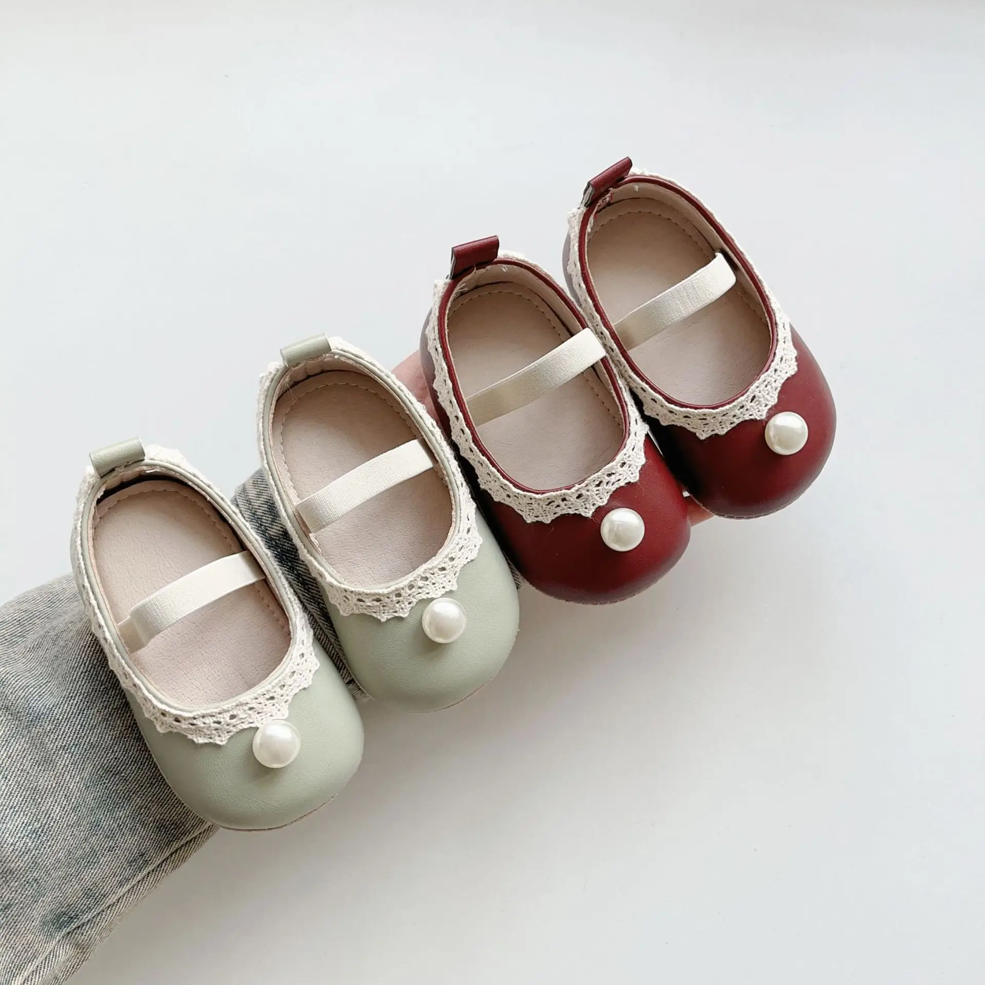Baby Pearl Leather Mary Jane Shoes for Girls — feature 16