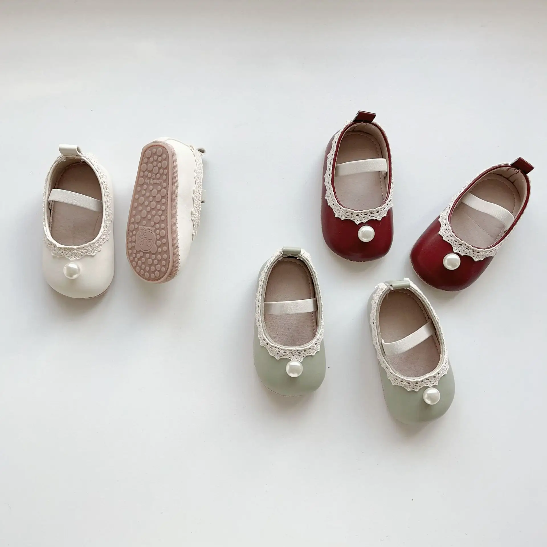 Baby Pearl Leather Mary Jane Shoes for Girls — feature 18