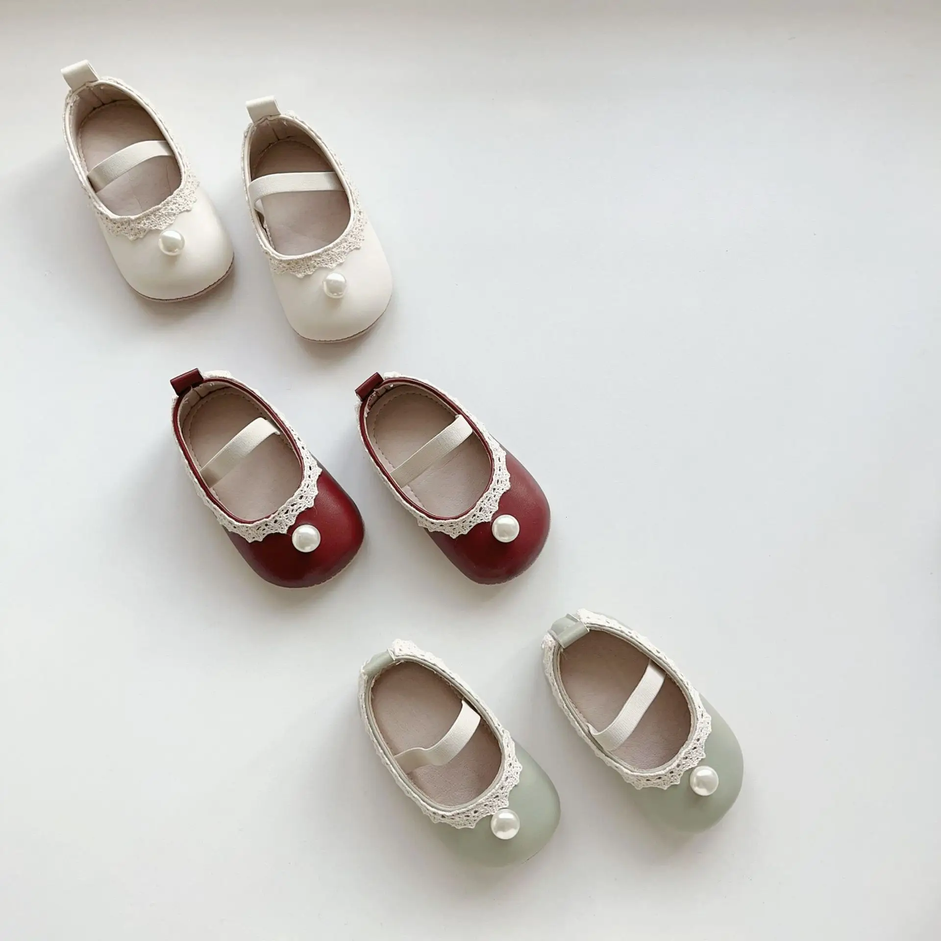 Baby Pearl Leather Mary Jane Shoes for Girls — feature 24