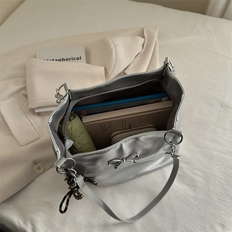 Women Shoulder Bag Cream White Korean Style 2026 - Image 7