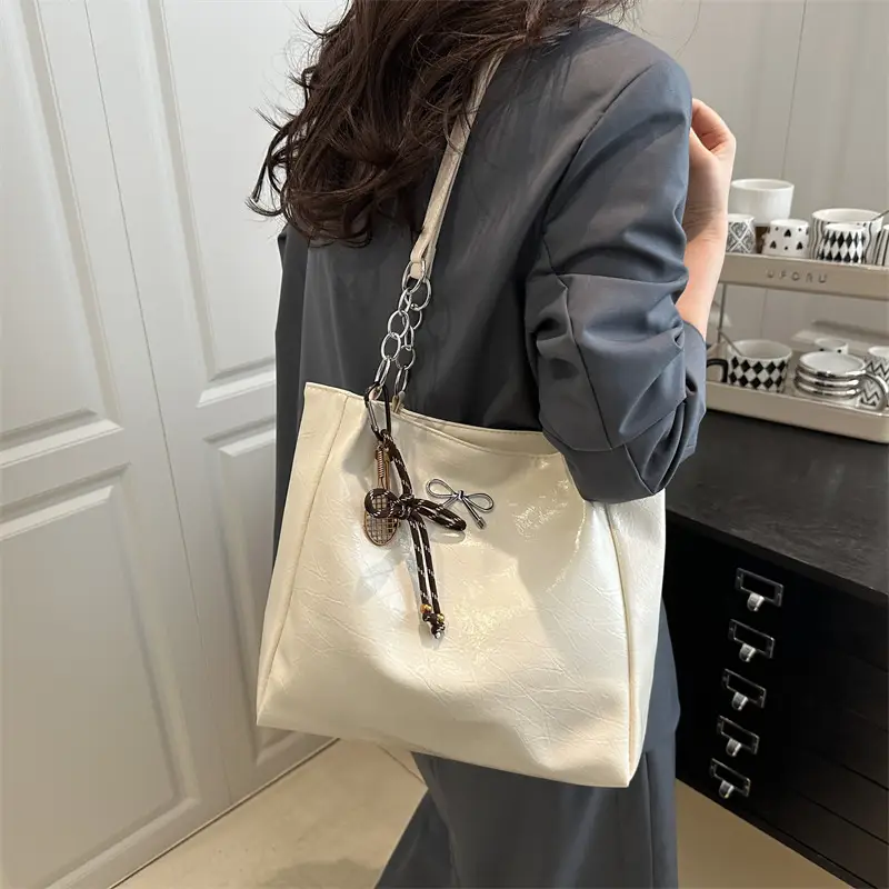 Women Shoulder Bag Cream White Korean Style 2026 — feature 15