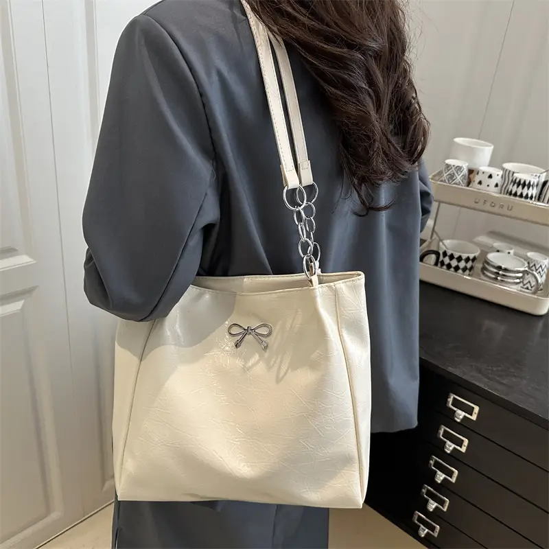 Women Shoulder Bag Cream White Korean Style 2026 — feature 16