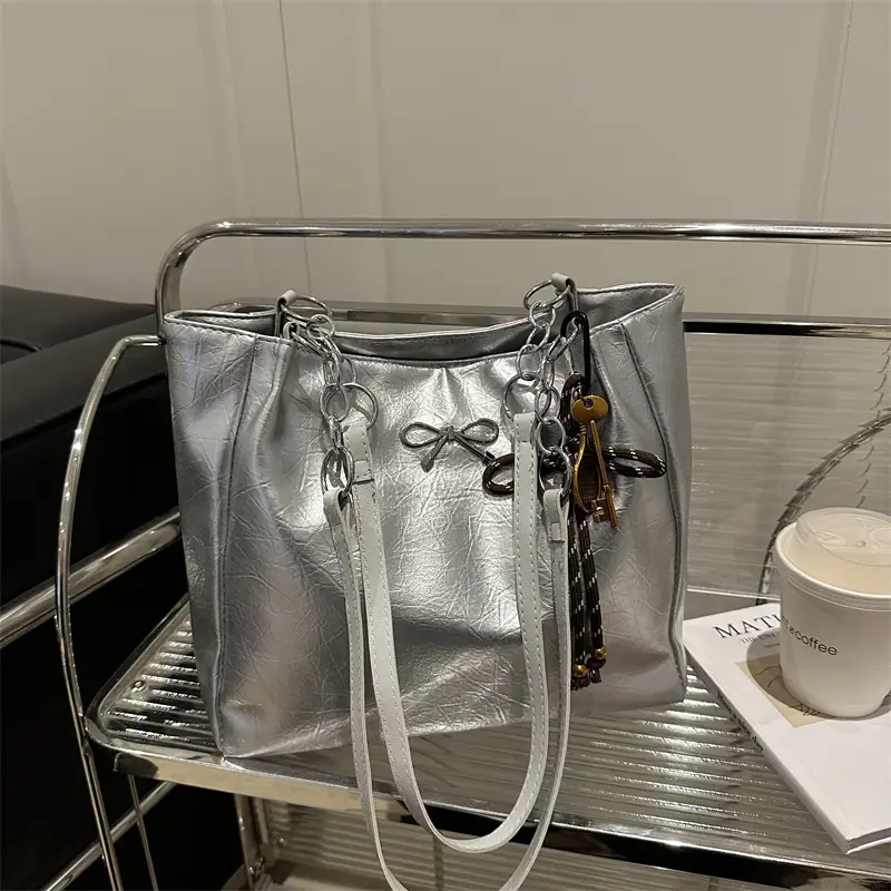 Women Shoulder Bag Cream White Korean Style 2026 — feature 9