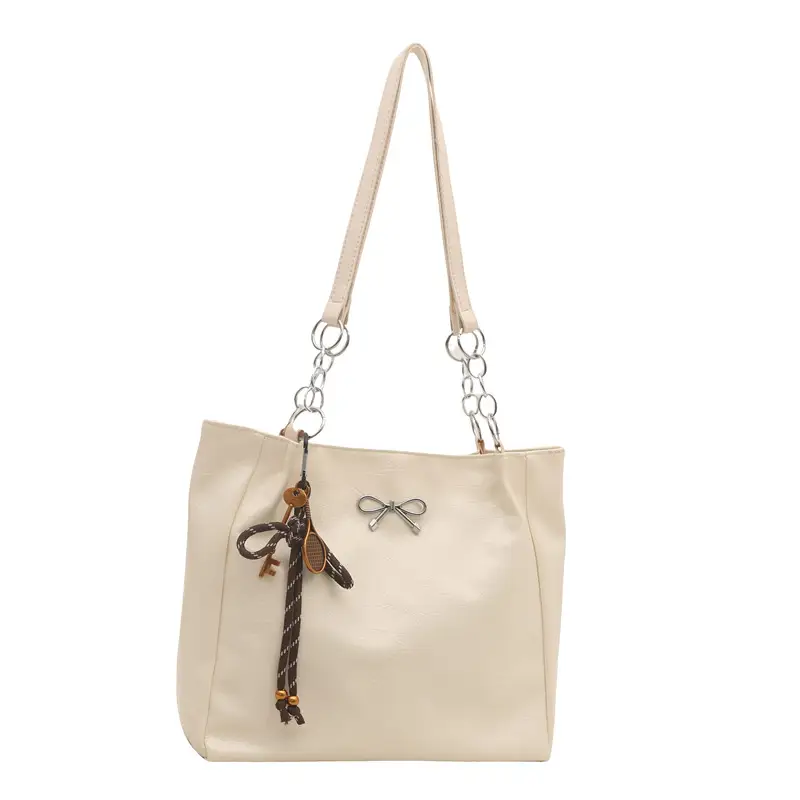 Women Shoulder Bag Cream White Korean Style 2026 - Image 2