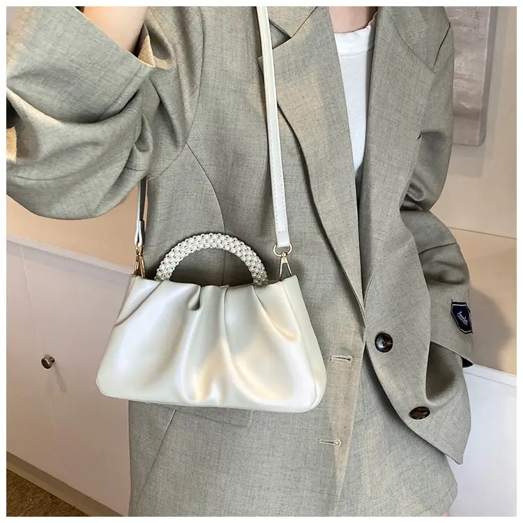 Black Pearl Strap Crossbody Bag for Women — feature 24