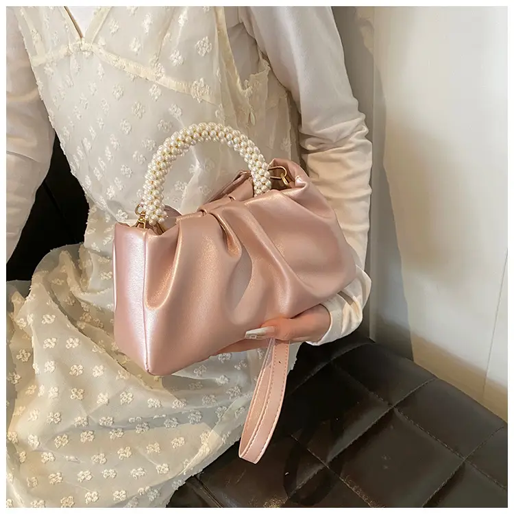 Black Pearl Strap Crossbody Bag for Women — feature 25