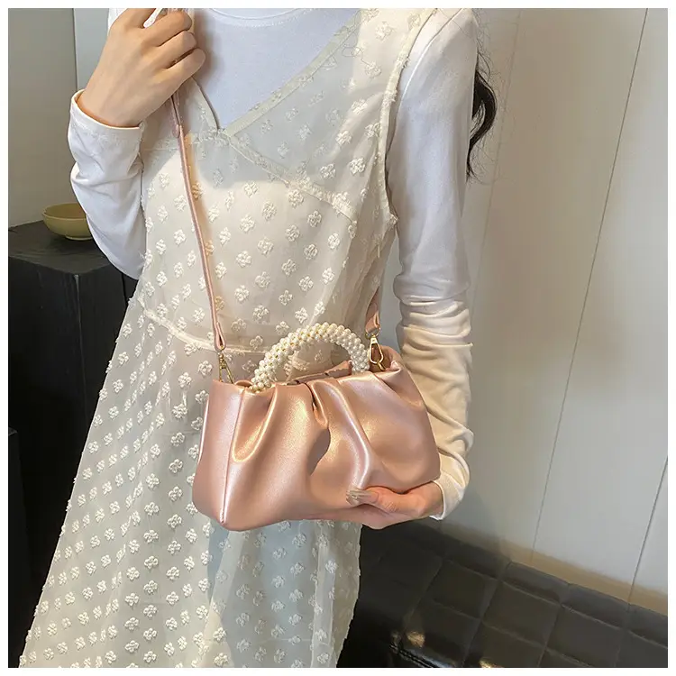 Black Pearl Strap Crossbody Bag for Women — feature 26