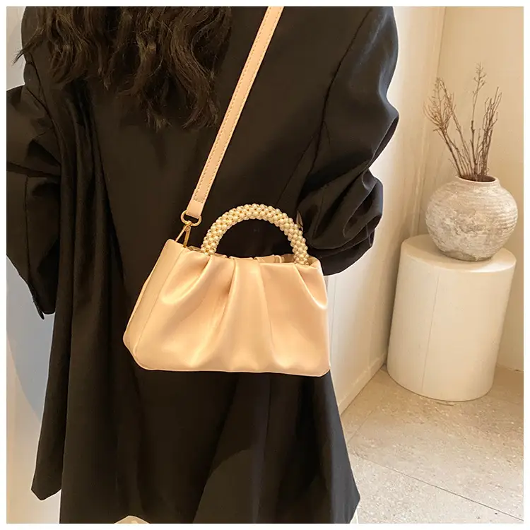 Black Pearl Strap Crossbody Bag for Women — feature 28