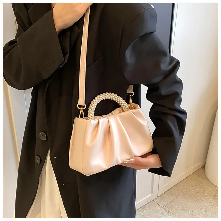 Black Pearl Strap Crossbody Bag for Women — feature 30